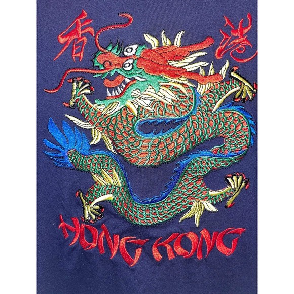 Hong Kong Shirts Hong Kong Embroidered Tshirt Dragon Poshmark